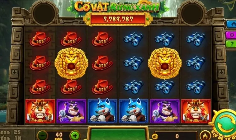 Trải Nghiệm Trò Chơi Nổ Hũ Rừng Xanh Tại Cat368 Hoang Dã 2 Giao diện chơi Nổ Hũ Rừng Xanh Tại Cat368